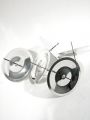 Kerzenhalter mit Dorn, silber (6 cm), 36 St.