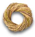Weidenkranz mit Gras Ø25cm Natur