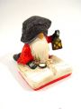 Nikolaus mit Filzmütze, 18 cm