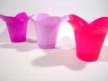 Topf Blüte 10,5x8cm lila/flieder/pink 25St.