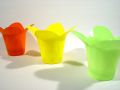 Topf Blüte 10,5x8cm orange/gelb/grün 25St.