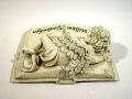Polystonebuch mit Engel 17x13,5cm liegend 2St