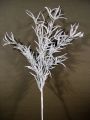 Ruskus Glitter 74cm schmal silber 6St