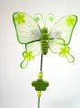 Schmetterling Organza am Stick 10x7cm 6St