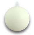 Kugelkerzen Ø80mm 4St. Wollweiß