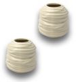 Vase Ø8cm H8,5cm Beigematt 2St.