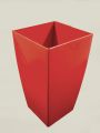 Pflanzenvase Milano Diamond, 23 l 47cm rot