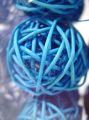 Rattanball hellblau blau dunkelblau (30St.)
