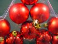 Weihnachtskugel Plastik 5cm rot 20St.