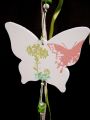 Hänger Herz/Schmetterling 9cm 4 St. pastell