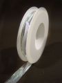 Silbernes Geschenkband, 1,5cm 25m