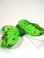Schmetterlinge a. Draht 7cm 12St sort.
