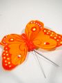 Schmetterlinge a. Draht 7cm 12St sort.