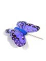 Schmetterlinge a. Draht 7cm 12St sort.