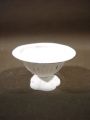 Pokal a. Sockel Ø 9,5cm H6cm weiß