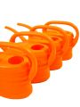 Gießkanne 4St. ca. 0,5 Ltr. 14cm orange