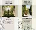 Herzliche Teilnahme Trauerkarte in 2 Sorten 10St.