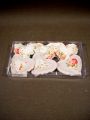 Herz m. Band 7cm 6St Rosenmotiv