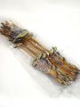Hasen am Pick Holz 9cm sort.
