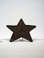 Kerzenhalter Stern zum Stecken 9cm 6St braun
