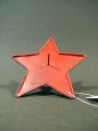 Kerzenhalter Stern zum Stecken 11x8cm rot