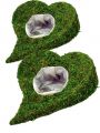 Herz Swing Moos / Flechte 23x20cm