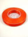 Organzaband mit Webkante, 1,5cm 50m orange
