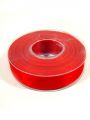 Organzaband mit Webkante, 2,5cm 50m rot