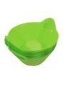 Plastikschalen mit Griffen Ø27cm 8St. grün