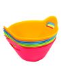 Plastikschalen mit Griffen Ø27cm 8St. sort.