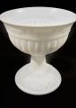 Plastik Pokal,  Ø 24cm 25cm weiß