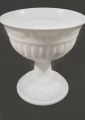 Plastik Pokal,  Ø 30cm 33cm weiß