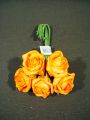 Foam Rose Ø 3,5cm apricot 30St
