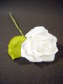 Foam Rose Ø 7cm weiß 18St