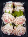Foam Rose Ø 10cm hellpink 8St