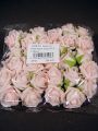 Foam Rose Ø 3,5cm hellpink 30St