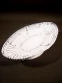 Schale oval  23cm H7cm weiß