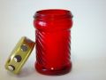 Grablicht Glas (6 Stück)