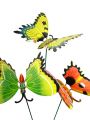 Schmetterlinge am Stab 17cm versch. Farben
