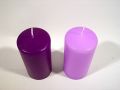 Stumpenkerzen 120/60 12St. lila und flieder