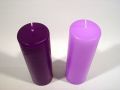 Stumpenkerzen 150/50 12St. lila und flieder