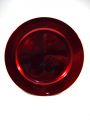 Plastikteller 25cm burgundy mit glasierten Effekt