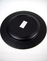 Plastikteller 22cm silber mit Blattgold - Effekt