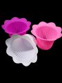 Topf Blüte Ø6,5cm x 8cm fuchsia/pink/weiß 25St.