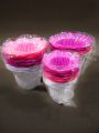 Topf Blüte Ø 9cm x 10cm fuchsia/pink/weiß 25St.