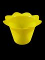 Topf Blüte Ø 14cm x 14cm grün/weiß/gelb 25St.