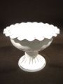 Pokal m. Sockelfuß Ø 15,5cm H12,5cm weiß