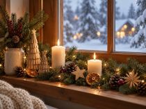 Fenster weihnachtlich dekorieren