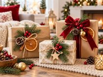Weihnachtsgeschenke dekorieren