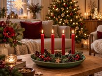 Weihnachtsdeko für kleine Wohnungen